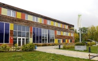 Die erste Passivhaus-Grundschule in Sachsen-Anhalt in nachhaltiger und ökologischer Bauweise verbraucht 90 Prozent weniger Energie als vergleichbare Grundschule. <br />Bild: Hochschule Magdeburg-Stendal