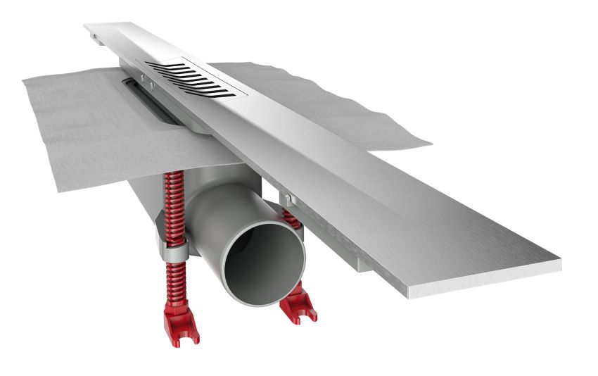 ACO ShowerDrain S+ ist einen neuer, modularer Duschrinnen-Baukasten,bestehend...