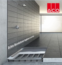 Das neue Bodensystem ACO ShowerFloor zum Einbau bodenebener Duschrinnen und Punktabläufe kombiniert maximale Flexibilität in jeglicher Hinsicht – Fläche, Neigung, Leitungen, Oberfläche/Abdeckung –<br />mit hoher Stabilität und schneller, einfacher Montage. Bild: ACO