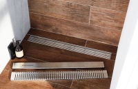 Die neuen Design-Roste Linear, Signature und Piano von ACO Haustechnik.<br />Bild: ACO Haustechnik