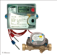 Auf der diesjährigen GET Nord präsentiert die Oldenburger Allmess GmbH ihr breites Spektrum zuverlässiger Qualitätsprodukte wie beispielsweise den Ultraschall-Kompaktwärmezähler CF Echo II. Der Zähler passt sich den Marktanforderungen bestens an: Selbst bei kleinsten Durchflussmengen garantiert er stets hohe Präzision und zeichnet sich durch sehr kurze Ansprechzeiten aus. Foto: Allmess