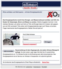 Die Oldenburger Allmess GmbH bietet Fachhandwerkspartnern einen neuen Service, mit dem diese bei ihren Kunden punkten können: Das über www.allmess.de erreichbare Energiesparkonto verschafft Privathaushalten einen Überblick über die wichtigsten Ausgaben und hilft, Heizenergie-, Strom- und Wasserverbrauch in den Griff zu bekommen und langfristig zu senken. Bild: Allmess GmbH<br />