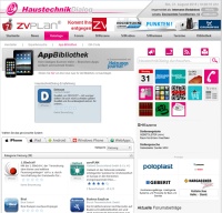 Branchen-Apps einfach und schnell in der AppBibiothek des HaustechnikDialogs finden.