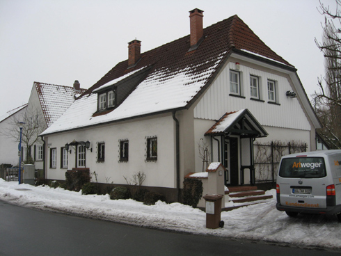 Das sanierte Fachwerkhaus im niedersächsischen  Bad...