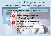 Den Energieverbrauch mit Hilfe des Internets vergleichen.