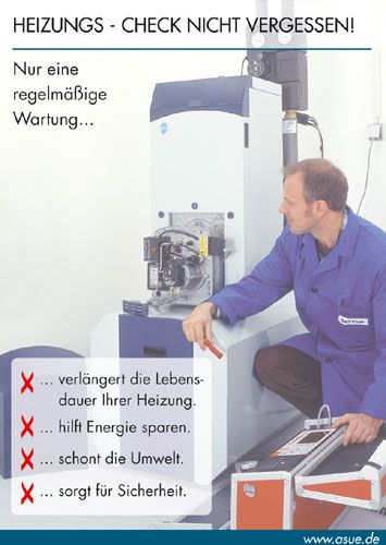 Heizungswartung für die Sicherheit der Anlage
