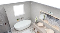 Der neue Vallox Abluftventilator BAW F mit Feuchtesteuerung ist ideal<br />für den Einsatz im Bad, Dusche und Abstellraum.<br />Bild: Vallox
