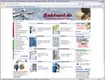 Der Händler Baddepot.de bietet das Treuhandsystem .......