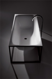 Die Serie Bette Lux Shape zeigt sich dank der Skelettkonstruktion.......