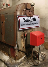 Alte Kessel, die die Vorgaben der Bundes-Immissionsschutzverordnung.......