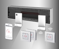 Smart Heating im Wohnbau mit Danfoss Icon Raumthermostaten für Fußbodenheizung. <br />Bild: Danfoss
