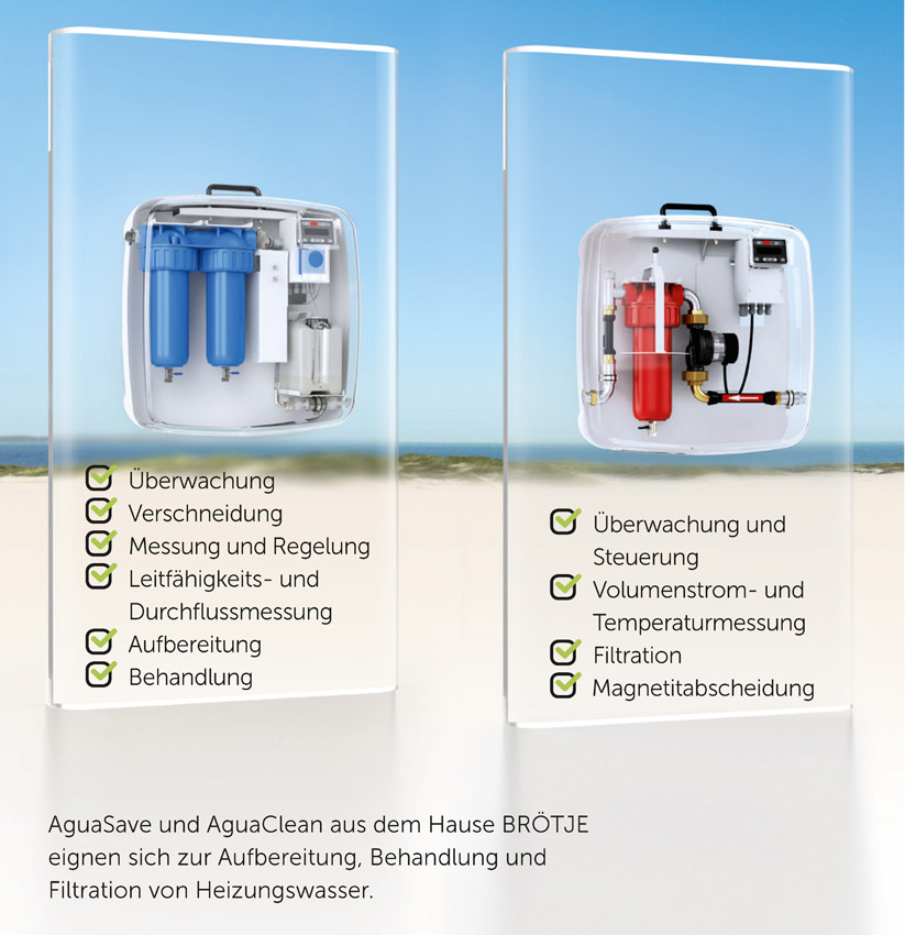 AguaClean und AguaSave aus dem Hause BRÖTJE eigenen...