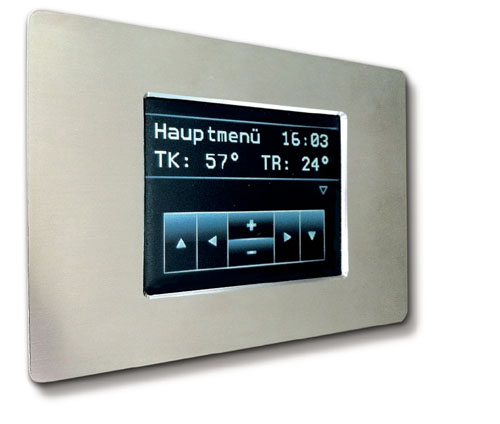 Fernbedienung TR-CONTROL TOUCH für die Wohnung in Edelstahl-Gehäuse...