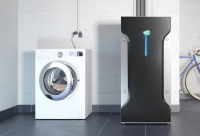 Brennstoffzelle 15 kWel in einem Hauswirtschaftsraum<br />Bild: SOLIDPower