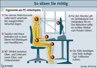 Ein Viertel der Deutschen sitzt täglich länger als...
