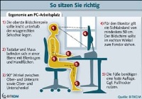 Ein Viertel der Deutschen sitzt täglich länger als fünf Stunden am PC. Bild: BITKOM