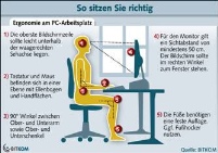 Ein Viertel der Deutschen sitzt täglich länger als.......
