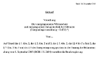 Zu dem Referentenentwurf zur EnEV 2006 werden nun die Länder und Verbände angehört.