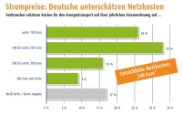 Durchschnittliche Netzkosten für einen Haushalt mit.......