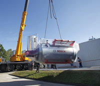Der erste Industriekessel im Bosch-Design wird bei.......