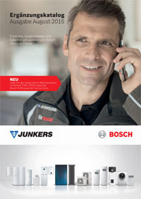 Der neue Ergänzungskatalog von Junkers Bosch führt.......