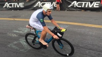 Niels Halatsch in Aktion: Beim Ironman auf Hawaii gab er Vollgas und erreichte nach 9 Stunden und 45 Minuten das Ziel.<br />Bild: Niels Halatsch