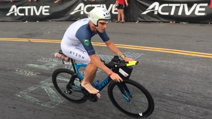 Niels Halatsch in Aktion: Beim Ironman auf Hawaii gab...