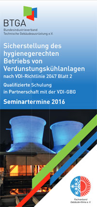 Seminarflyer. Bild: BTGA