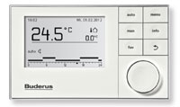 Die System-Bedieneinheit RC300 des neuen Regelungssystems.......