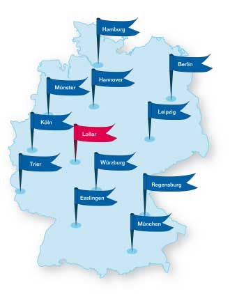 An elf Standorten zwischen Hamburg und München eröffnet...
