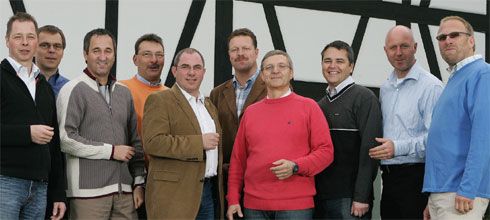 Das Buderus Wärmepumpen-Team. Foto: Buderus