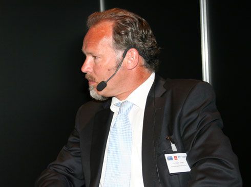 Hermann Albers auf der Energy 2007 in einer Diskussion...