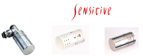 Die neue Kollektion der „Sensitive“ Design Thermostatköpfe...