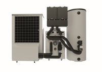 Dank seiner vereinheitlichten Regelungstechnik und dem hohen Anteil regenerativer Energien profitieren Nutzer von einer staatlichen Förderung beim Erwerb des Condens Hybrid 8000i F. <br />Bilder: Bosch