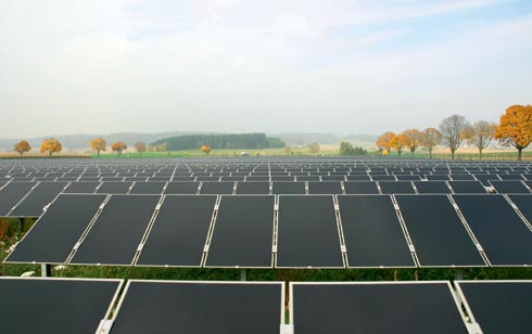 Die Photovoltaikanlage in Gebersdorf mit einer Nennleistung...