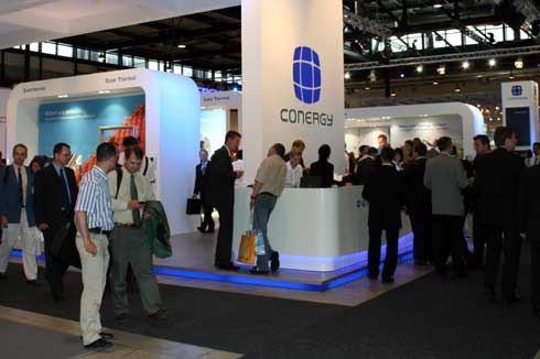 Conergy auf der Intersolar 2007.