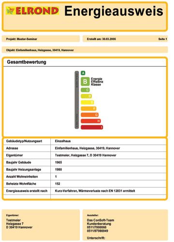 Die Erstellung des Energieausweises ist im Programmpaket...