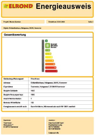 Die Erstellung des Energieausweises ist im Programmpaket von Elrond- Heizung integriert.