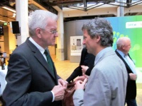 Ministerpräsident Winfried Kretschmann und Dr. Leibfried.