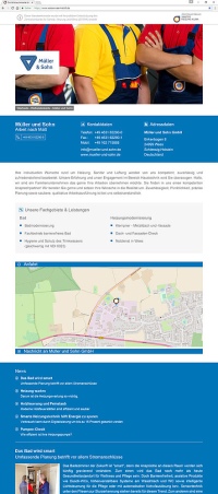 Webvisitenkarten für SHK-Innungsbetriebe liefern Endkunden kompakte Informationen und sorgen für die Sichtbarkeit der Fachbetriebe im Internet.<br />Bild: ZVSHK