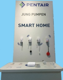 Smart Home Display – Jung Pumpen Alarmgeräte eingebunden.......