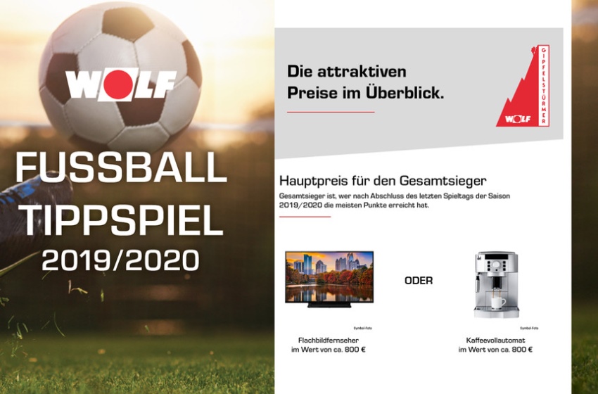 Pünktlich zur neuen Fußball Saison startet Wolf ein...