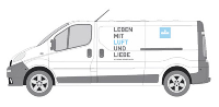 Altherma Fahrzeug Beklebung (exemplarisch) 