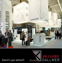 <b>Offen und einladend</b> - der ISH-Messestand von Dallmer zum 100. Geburtstag des Unternehmens. Bilder: Dallmer<br /><br />