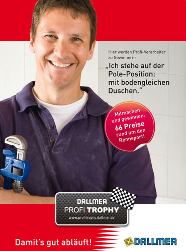 Professionell: Bei bodengleichen Duschen ist es wie...