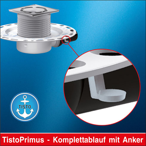 Innovativ: Gehäuseanker unter dem Flansch sorgen für...