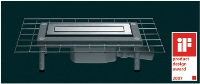 Das neue Ablaufsystem CeraNiveau für bodengleiche Duschen bekommt iF-design award 2007.