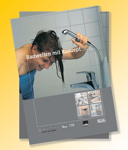 Gemeinsamer Auftritt: Der Badwelten-Prospekt  der Unternehmen...
