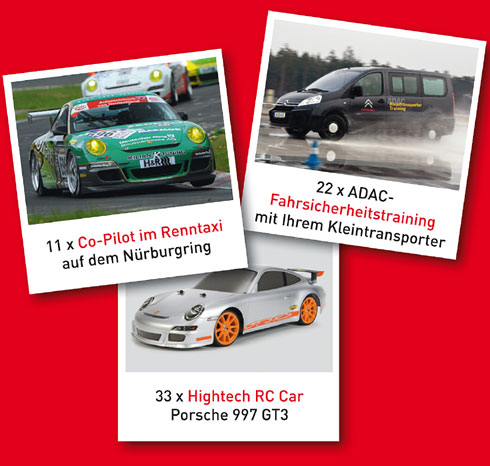 Rasant: 66 attraktive Gewinne rund um den Rennsport...