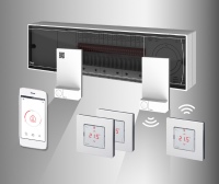 Danfoss führt sein Icon-Programm nun auch als modular aufgebaute einheitliche Regellösung für 24 Volt und Funk. Sie bestehen aus einem Hauptregler, Raumthermostaten und Erweiterungsmodulen, die eine bestmögliche und bequeme Temperaturregelung ermöglichen – auch über Mobilgeräte.<br />Bilder: Danfoss